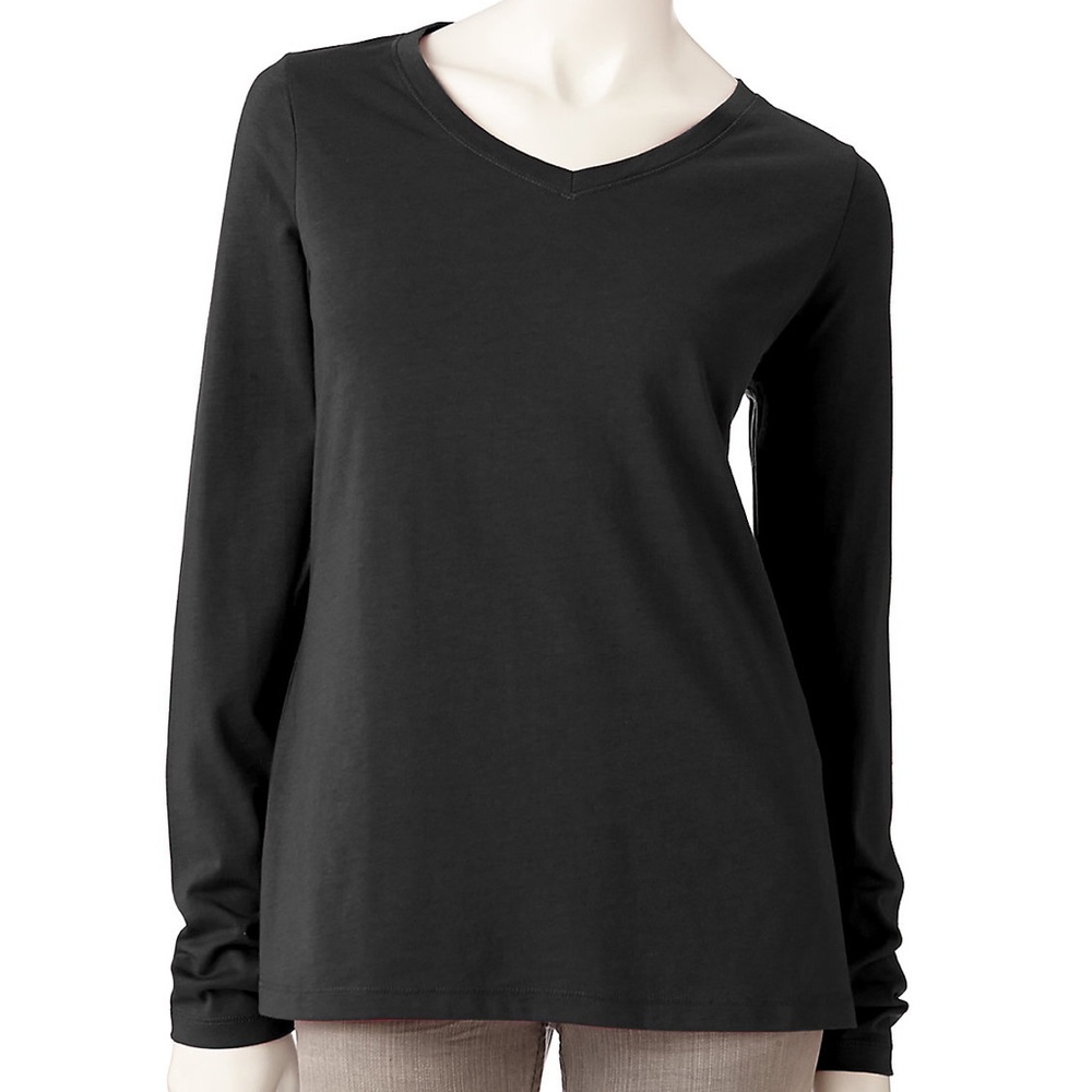 Sonoma Goods For Life Everyday Tee Black